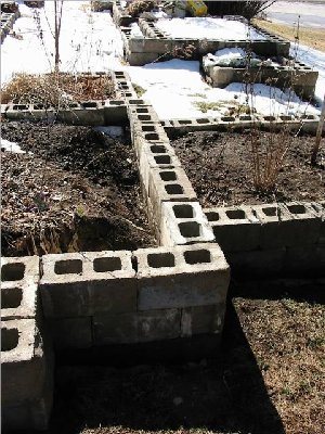 I've decided that I'm going to change this little zig - the wall at the left will extend to the west a couple more blocks &amp;amp; join the wall on the right that I'll extend north. Giving a few more feet for hostas. ;O)