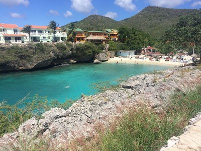 View of &quot;our&quot; beach in Curaçao